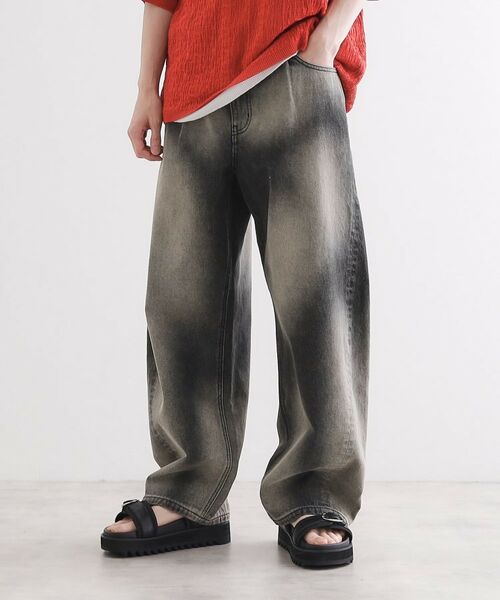 tk.TAKEO KIKUCHI / ティーケー タケオキクチ パンツ | バレルシルエットパンツ（デニム＆カラーパンツ） | 詳細5