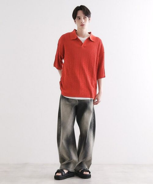 tk.TAKEO KIKUCHI / ティーケー タケオキクチ パンツ | バレルシルエットパンツ（デニム＆カラーパンツ） | 詳細7