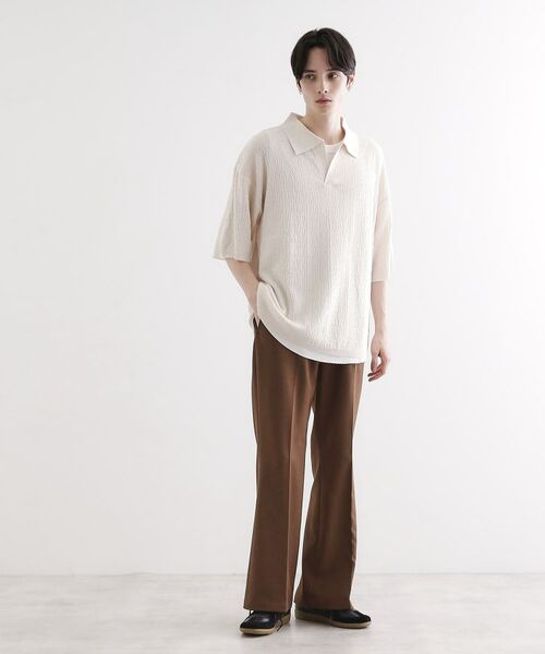 tk.TAKEO KIKUCHI / ティーケー タケオキクチ パンツ | フレアスラックス | 詳細3