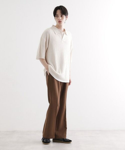 tk.TAKEO KIKUCHI / ティーケー タケオキクチ パンツ | フレアスラックス | 詳細4