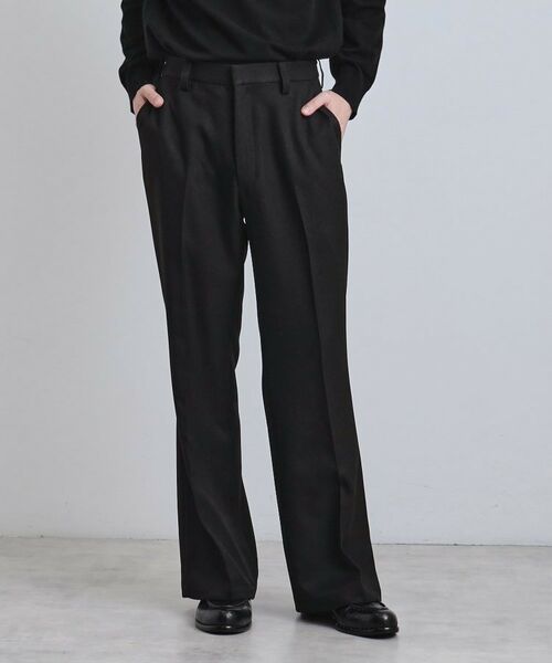 tk.TAKEO KIKUCHI / ティーケー タケオキクチ パンツ | フレアスラックス(ブラック(019))
