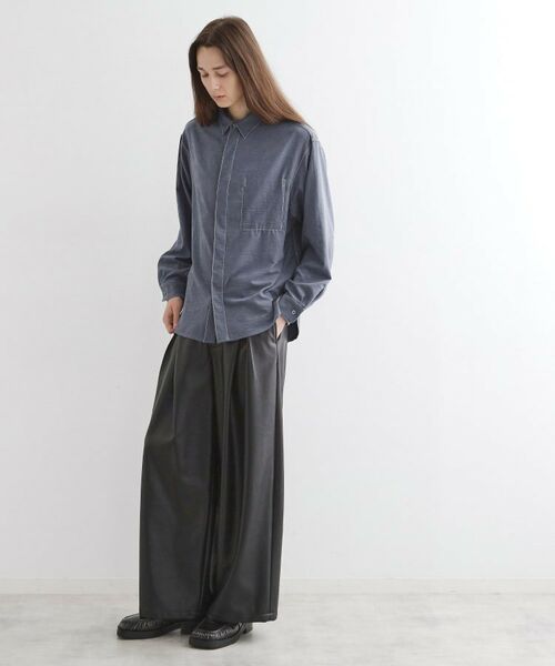 tk.TAKEO KIKUCHI / ティーケー タケオキクチ シャツ・ブラウス | ビンテージフィブリルライクシャツ | 詳細12