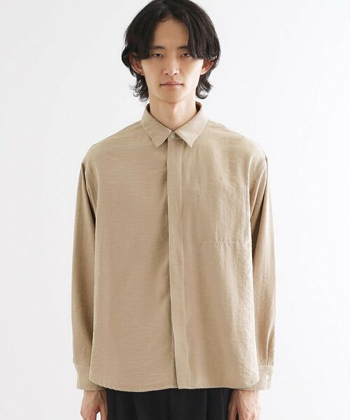 tk.TAKEO KIKUCHI / ティーケー タケオキクチ シャツ・ブラウス | ビンテージフィブリルライクシャツ | 詳細14