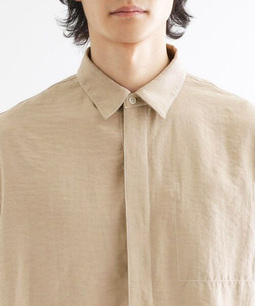 tk.TAKEO KIKUCHI / ティーケー タケオキクチ シャツ・ブラウス | ビンテージフィブリルライクシャツ | 詳細17