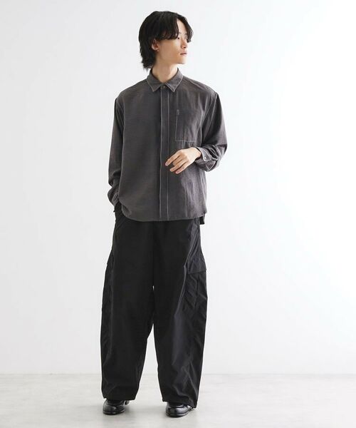 tk.TAKEO KIKUCHI / ティーケー タケオキクチ シャツ・ブラウス | ビンテージフィブリルライクシャツ | 詳細3