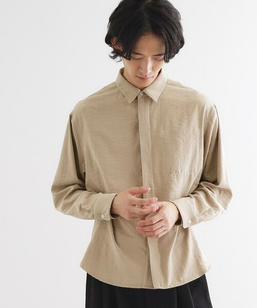 tk.TAKEO KIKUCHI / ティーケー タケオキクチ シャツ・ブラウス | ビンテージフィブリルライクシャツ | 詳細6