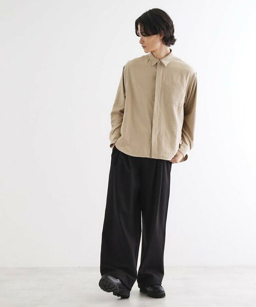 tk.TAKEO KIKUCHI / ティーケー タケオキクチ シャツ・ブラウス | ビンテージフィブリルライクシャツ | 詳細7