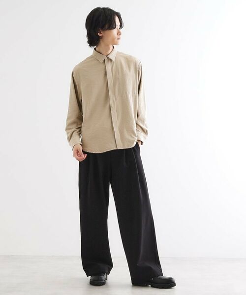 tk.TAKEO KIKUCHI / ティーケー タケオキクチ シャツ・ブラウス | ビンテージフィブリルライクシャツ | 詳細8