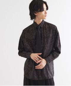 tk.TAKEO KIKUCHI / ティーケー タケオキクチ シャツ・ブラウス | 【ネクタイ付】チェックオンペイズリージャカードシャツ