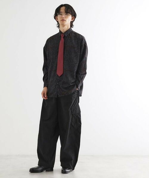 tk.TAKEO KIKUCHI / ティーケー タケオキクチ シャツ・ブラウス | 【ネクタイ付】チェックオンペイズリージャカードシャツ | 詳細13