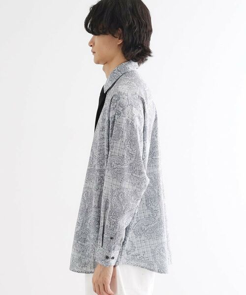 tk.TAKEO KIKUCHI / ティーケー タケオキクチ シャツ・ブラウス | 【ネクタイ付】チェックオンペイズリージャカードシャツ | 詳細17