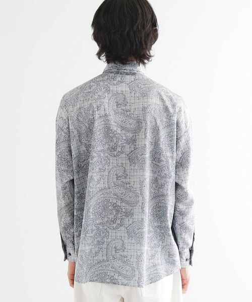 tk.TAKEO KIKUCHI / ティーケー タケオキクチ シャツ・ブラウス | 【ネクタイ付】チェックオンペイズリージャカードシャツ | 詳細18