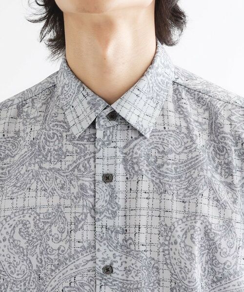 tk.TAKEO KIKUCHI / ティーケー タケオキクチ シャツ・ブラウス | 【ネクタイ付】チェックオンペイズリージャカードシャツ | 詳細20