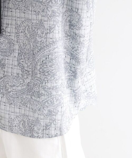 tk.TAKEO KIKUCHI / ティーケー タケオキクチ シャツ・ブラウス | 【ネクタイ付】チェックオンペイズリージャカードシャツ | 詳細22