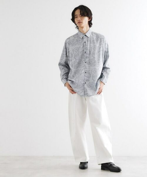 tk.TAKEO KIKUCHI / ティーケー タケオキクチ シャツ・ブラウス | 【ネクタイ付】チェックオンペイズリージャカードシャツ | 詳細6