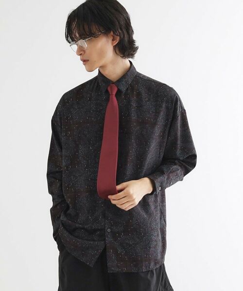 tk. TAKEO KIKUCHI/ティーケー タケオキクチ 【ネクタイ付】チェックオンペイズリージャカードシャツ グリーン(424) 02(M) tk. TAKEO KIKUCHI/ティーケー タケオキクチ 【ネクタイ付】チェックオンペイズリージャカードシャツ グリーン(424) 02(M)