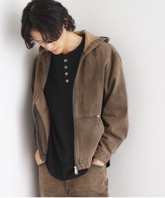 tk.TAKEO KIKUCHI / ティーケー タケオキクチ パーカー | ヴィンテージライクデニムジップパーカー