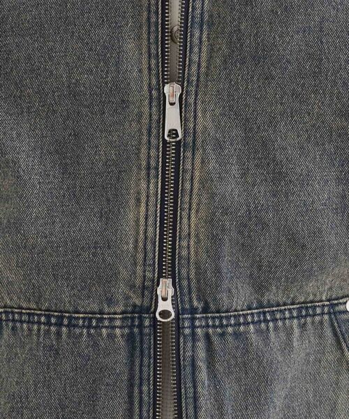 tk.TAKEO KIKUCHI / ティーケー タケオキクチ パーカー | ヴィンテージライクデニムジップパーカー | 詳細18