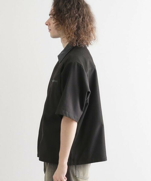 tk.TAKEO KIKUCHI / ティーケー タケオキクチ シャツ・ブラウス | 衿配色ワーカーシャツアウター | 詳細11
