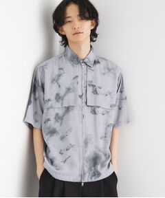 tk.TAKEO KIKUCHI / ティーケー タケオキクチ シャツ・ブラウス | ブラープリントシャンブレーシャツアウター