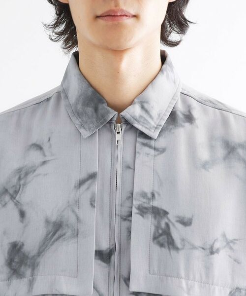 tk.TAKEO KIKUCHI / ティーケー タケオキクチ シャツ・ブラウス | ブラープリントシャンブレーシャツアウター | 詳細15