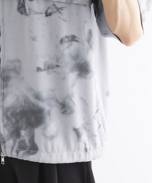 tk.TAKEO KIKUCHI / ティーケー タケオキクチ シャツ・ブラウス | ブラープリントシャンブレーシャツアウター | 詳細17