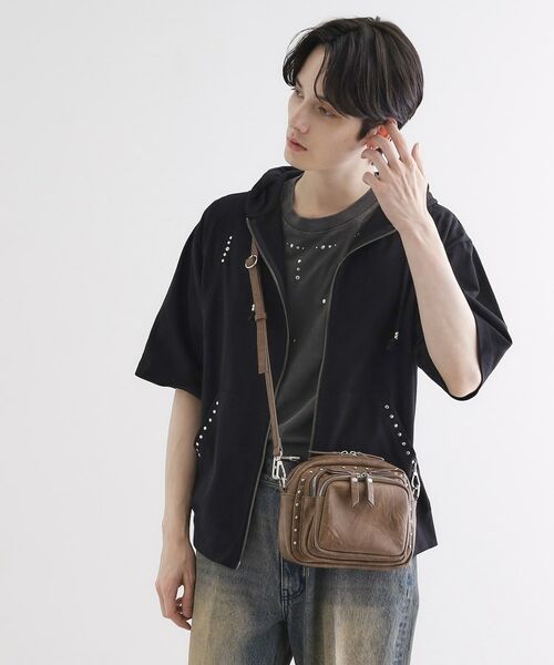 tk.TAKEO KIKUCHI / ティーケー タケオキクチ ショルダーバッグ | 【スタッズシリーズ】ショルダーバッグ | 詳細2