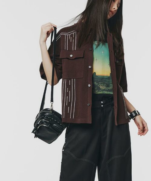 tk.TAKEO KIKUCHI / ティーケー タケオキクチ ショルダーバッグ | 【スタッズシリーズ】ショルダーバッグ | 詳細6