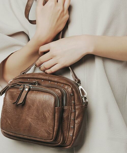 tk.TAKEO KIKUCHI / ティーケー タケオキクチ ショルダーバッグ | 【スタッズシリーズ】ショルダーバッグ | 詳細7