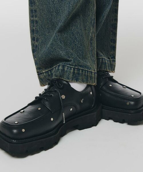 tk.TAKEO KIKUCHI / ティーケー タケオキクチ ビジネス・ドレスシューズ | スタッズスクエアシューズ | 詳細12