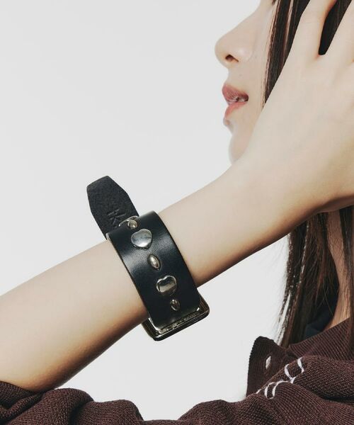 tk.TAKEO KIKUCHI / ティーケー タケオキクチ ブレスレット・バングル | スタッズベルトバングル | 詳細9