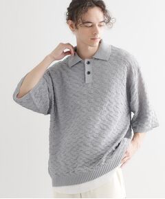 tk.TAKEO KIKUCHI / ティーケー タケオキクチ ニット・セーター | ストローヤーンポロニット