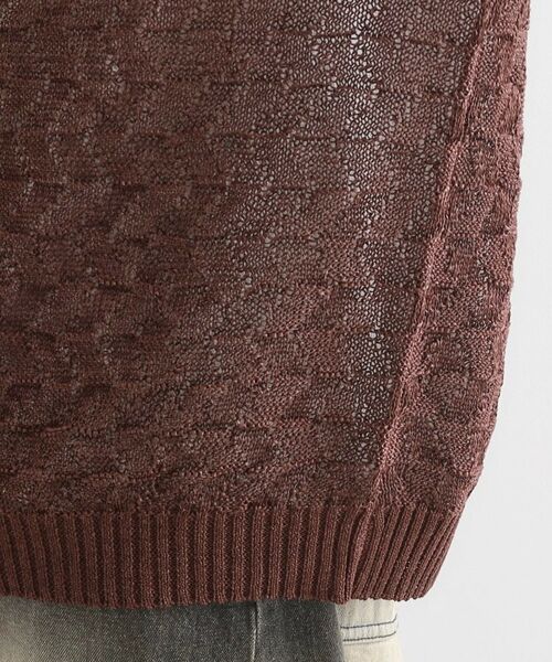 tk.TAKEO KIKUCHI / ティーケー タケオキクチ ニット・セーター | ストローヤーンポロニット | 詳細19