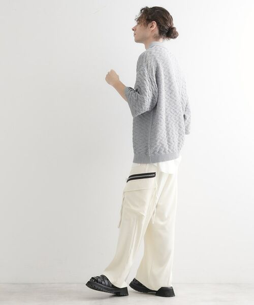 tk.TAKEO KIKUCHI / ティーケー タケオキクチ ニット・セーター | ストローヤーンポロニット | 詳細4