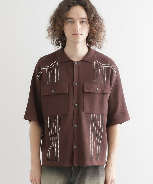 tk.TAKEO KIKUCHI / ティーケー タケオキクチ カーディガン・ボレロ | ウェスタンポロカーディガン | 詳細14