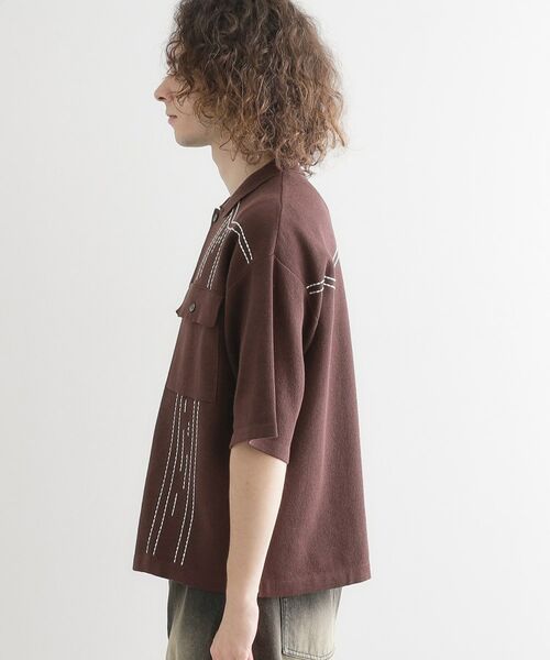 tk.TAKEO KIKUCHI / ティーケー タケオキクチ カーディガン・ボレロ | ウェスタンポロカーディガン | 詳細15