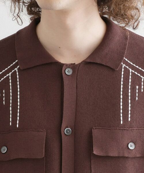 tk.TAKEO KIKUCHI / ティーケー タケオキクチ カーディガン・ボレロ | ウェスタンポロカーディガン | 詳細17