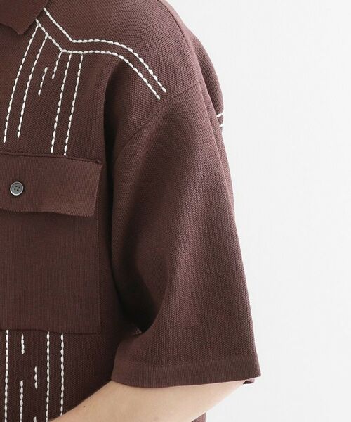 tk.TAKEO KIKUCHI / ティーケー タケオキクチ カーディガン・ボレロ | ウェスタンポロカーディガン | 詳細19