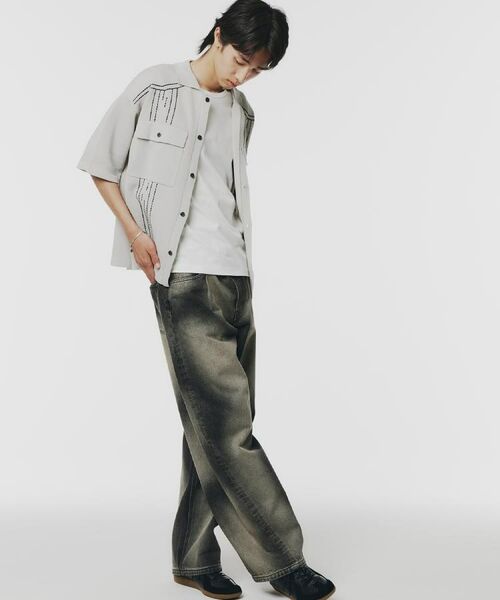 tk.TAKEO KIKUCHI / ティーケー タケオキクチ カーディガン・ボレロ | ウェスタンポロカーディガン | 詳細22