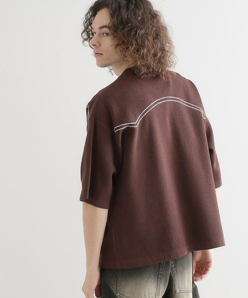 tk.TAKEO KIKUCHI / ティーケー タケオキクチ カーディガン・ボレロ | ウェスタンポロカーディガン | 詳細6