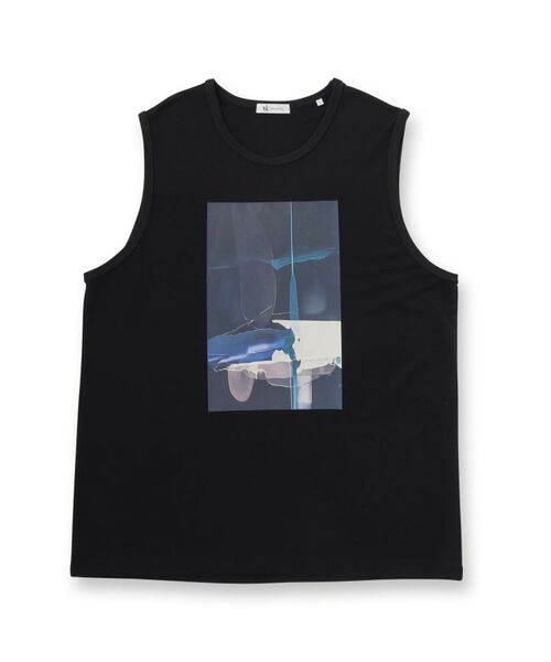 tk.TAKEO KIKUCHI / ティーケー タケオキクチ カットソー | ウォーターグラフィックノースリーブ | 詳細1