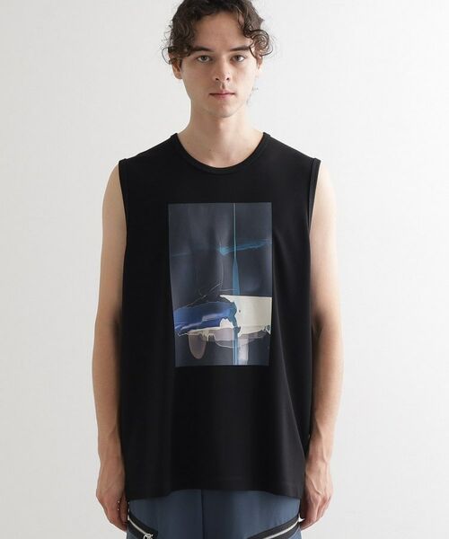 tk.TAKEO KIKUCHI / ティーケー タケオキクチ カットソー | ウォーターグラフィックノースリーブ | 詳細10