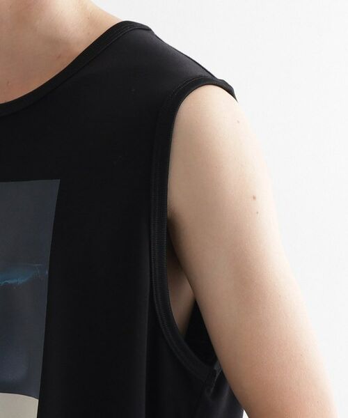 tk.TAKEO KIKUCHI / ティーケー タケオキクチ カットソー | ウォーターグラフィックノースリーブ | 詳細14