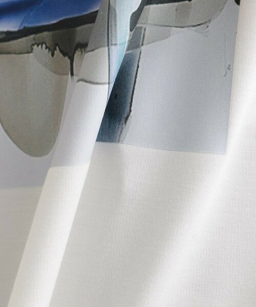 tk.TAKEO KIKUCHI / ティーケー タケオキクチ カットソー | ウォーターグラフィックノースリーブ | 詳細5