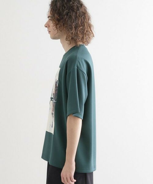 tk.TAKEO KIKUCHI / ティーケー タケオキクチ Tシャツ | アーバングラフィックブラシ刺繍Tシャツ | 詳細18