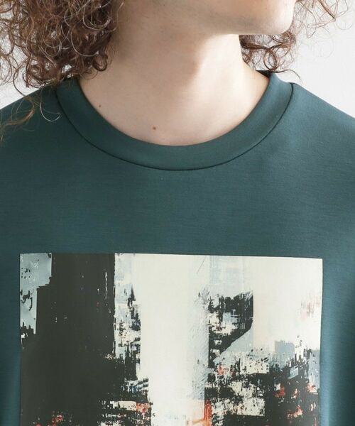 tk.TAKEO KIKUCHI / ティーケー タケオキクチ Tシャツ | アーバングラフィックブラシ刺繍Tシャツ | 詳細20