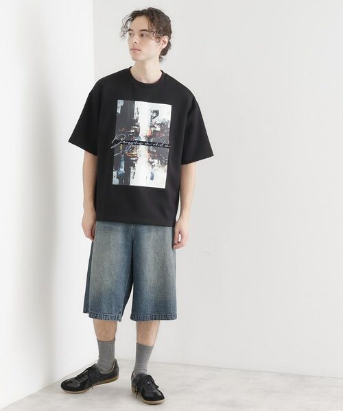 tk.TAKEO KIKUCHI / ティーケー タケオキクチ Tシャツ | アーバングラフィックブラシ刺繍Tシャツ | 詳細8