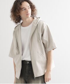 tk.TAKEO KIKUCHI / ティーケー タケオキクチ パーカー | スタッズ ダブルZIPパーカ