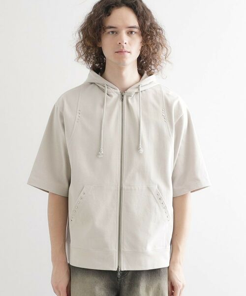 tk.TAKEO KIKUCHI / ティーケー タケオキクチ パーカー | スタッズ ダブルZIPパーカ | 詳細10