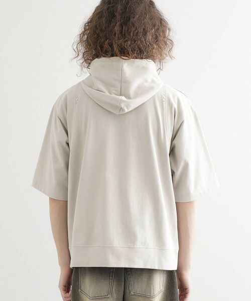 tk.TAKEO KIKUCHI / ティーケー タケオキクチ パーカー | スタッズ ダブルZIPパーカ | 詳細12